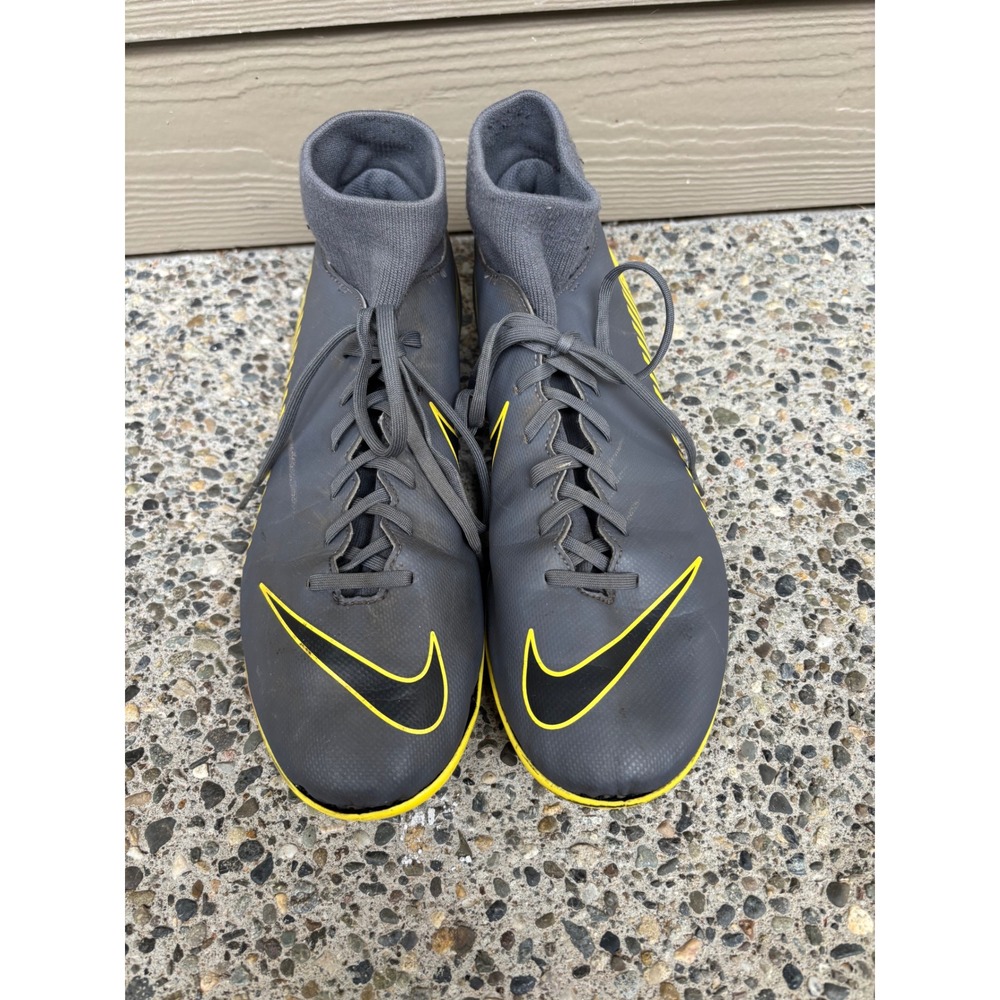 Nike Mercurial Superfly 6 Pro Soccer Cleats Grey Yellow AH7362-070 Men's 12 - Picture 6 of 10